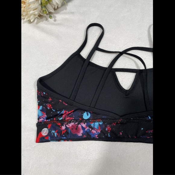 NEW Z By Zella Origami Triangle Sports Bra MED - Picture 8 of 11